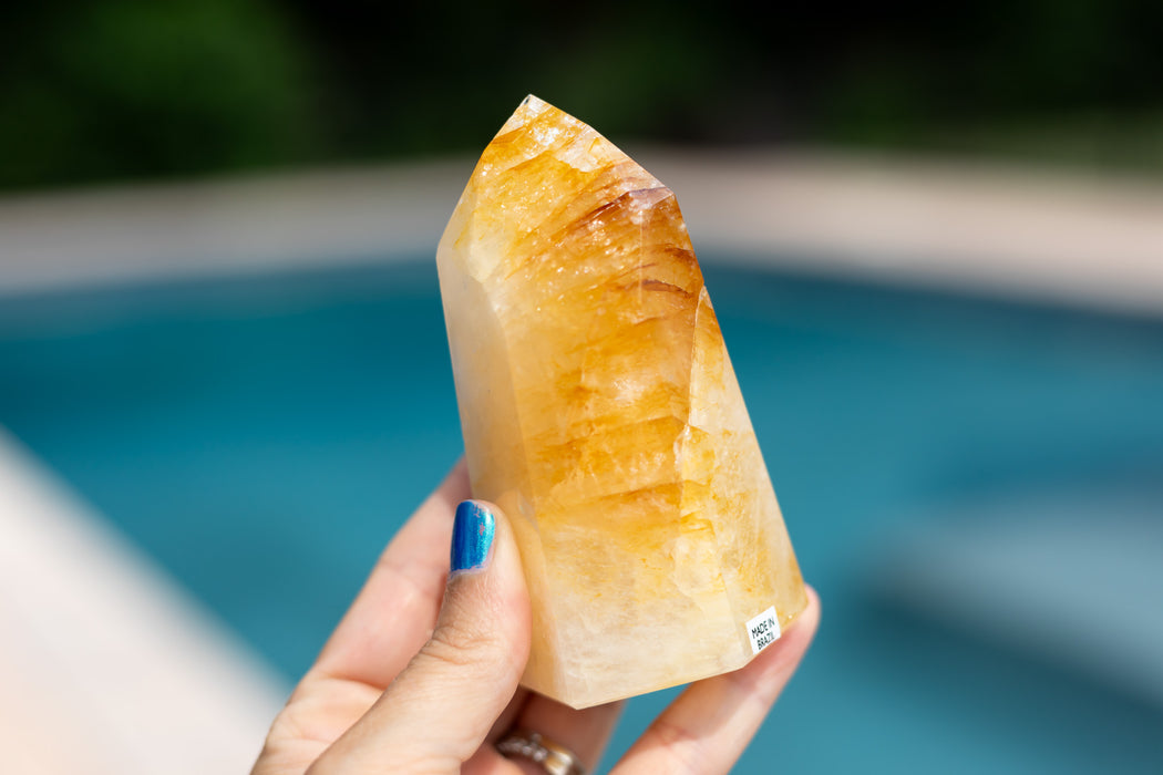 Golden Healer Towers | Yellow Hematoid Quartz Towers From Brazil - YOU CHOOSE!