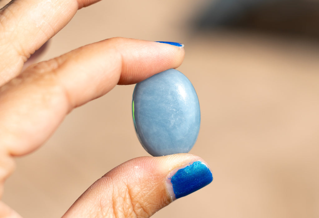 Angelite Cabochons | High Quality Angelite Cabochons | YOU CHOOSE