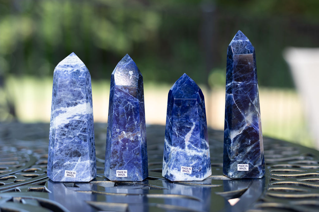 Large Sodalite store tower (7 1/2 inches)