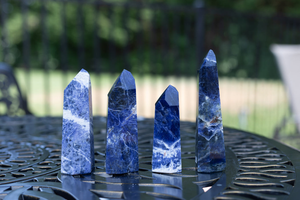 Large Sodalite Towers From Brazil | High Quality Brazilian Sodalite Towers | YOU CHOOSE