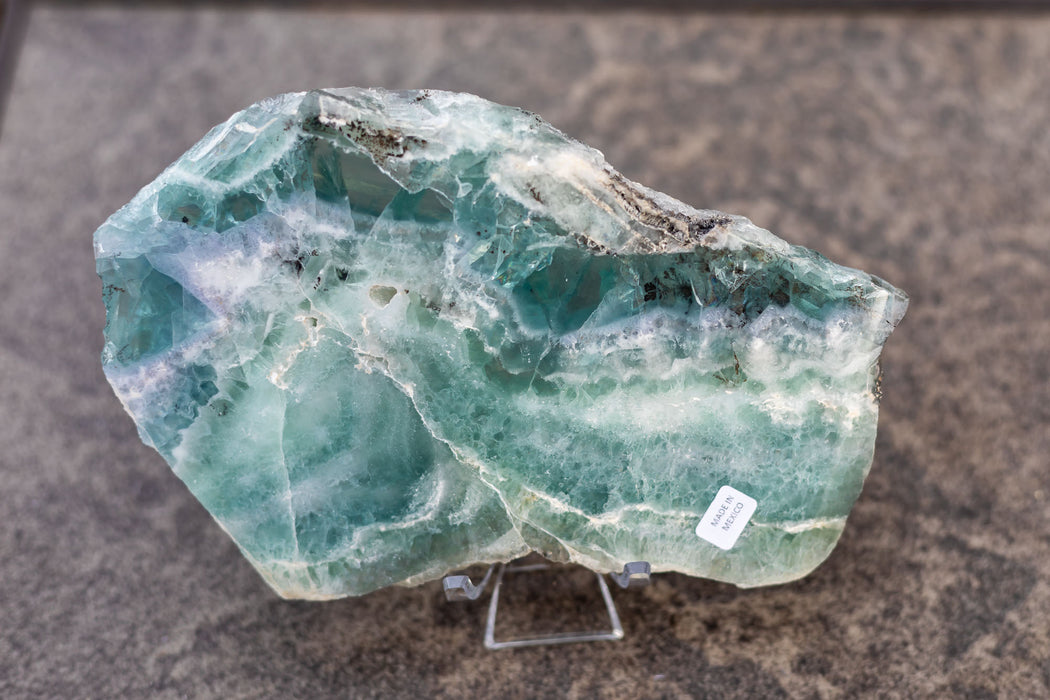 Mexican Fluorite Slab with Dendrites