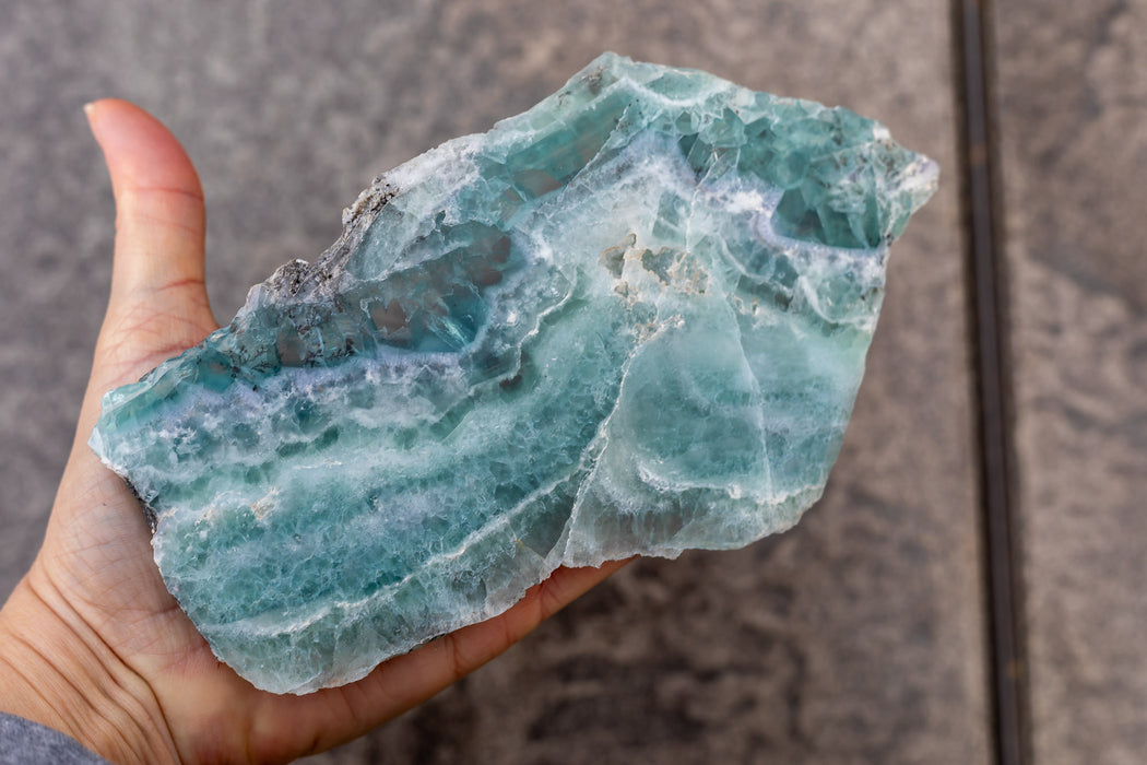 Dendritic Fluorite Slab from Mexico