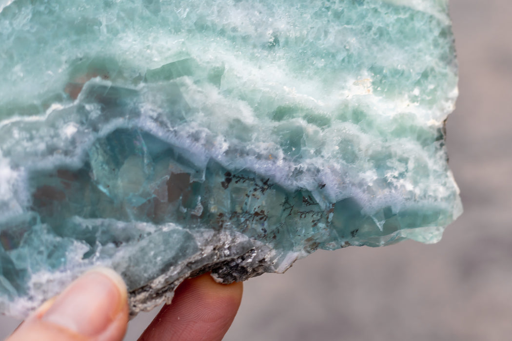Dendritic Fluorite Slab from Mexico