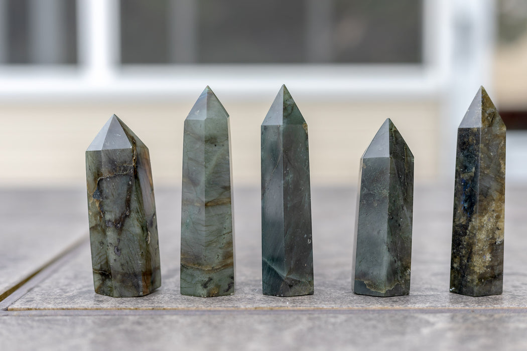 Labradorite Towers with Flash | YOU CHOOSE
