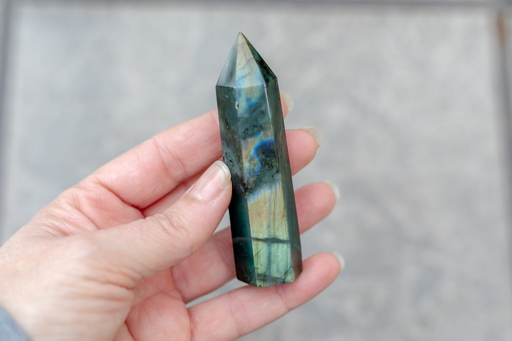 Labradorite Towers with Flash | YOU CHOOSE
