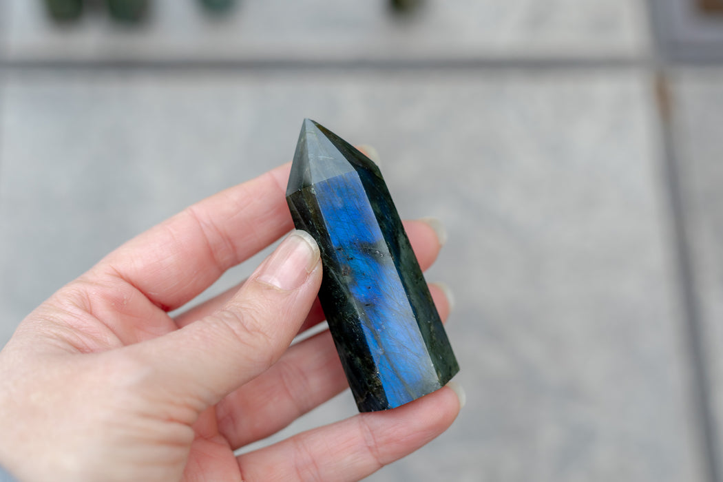 Labradorite Towers with Flash | YOU CHOOSE