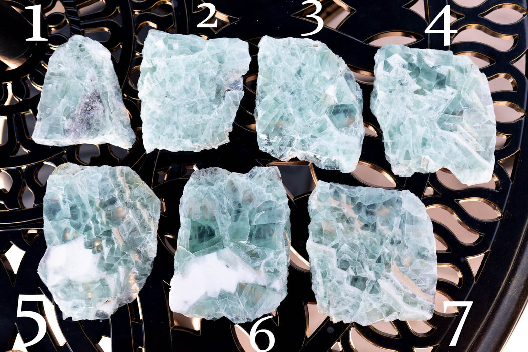 Fluorite Slabs From Mexico | Green Fluorite Slabs | Blue Fluorite Slabs | YOU CHOOSE!