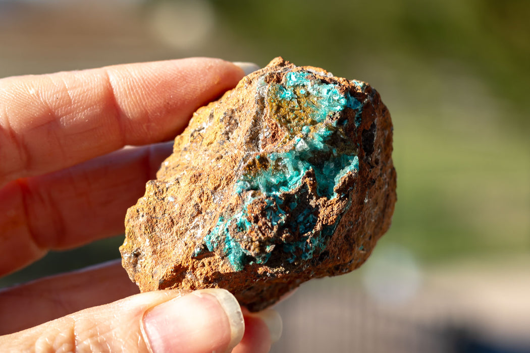 Mexican Mixed Minerals | Rosasite | Calcite