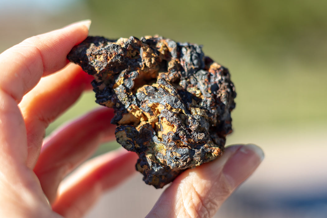 Mexico Mixed Mineral Specimen | Pyrolusite | Mimetite