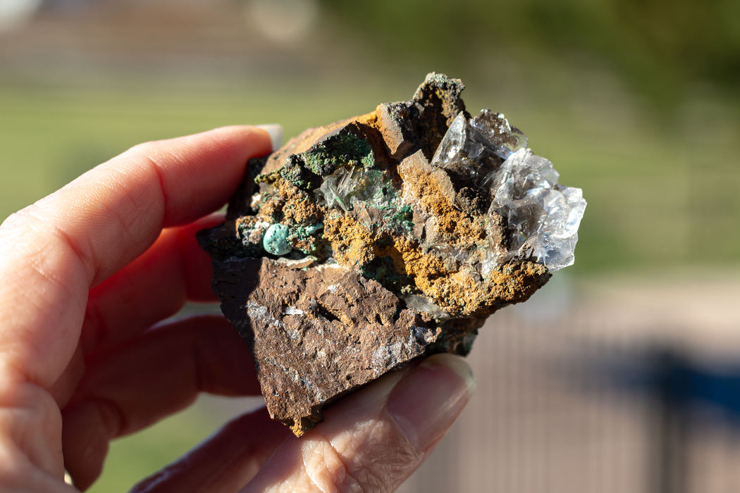 Mexican Mixed Mineral | Aurichalcite | Calcite