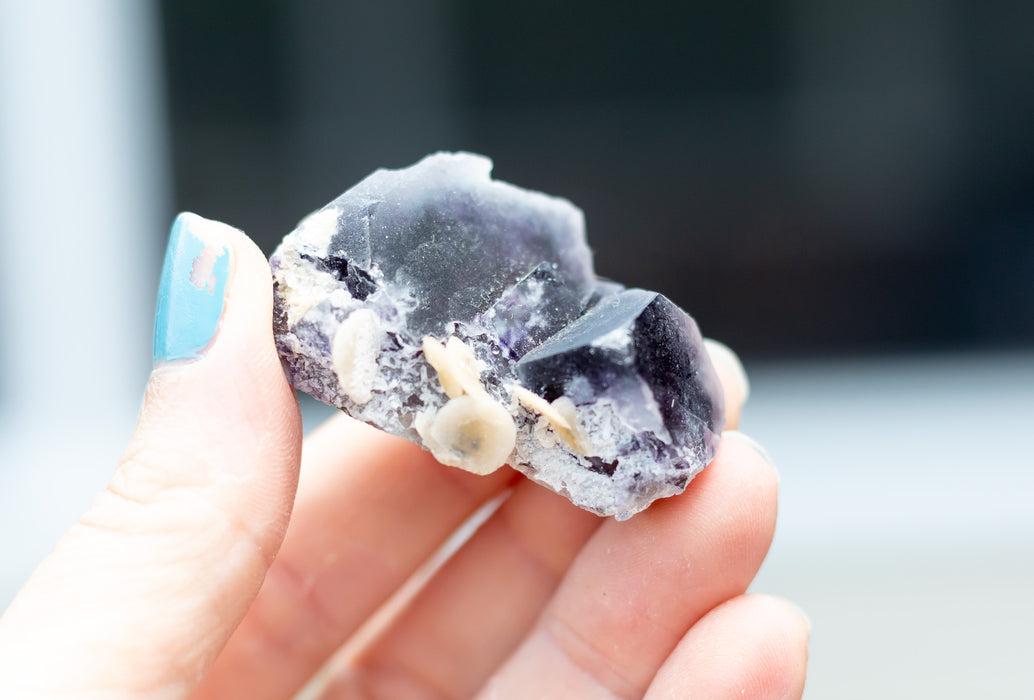 Yindu Fluorite from Inner Mongolia | Purple Blue Fluorite | UV Reactive | YOU CHOOSE!