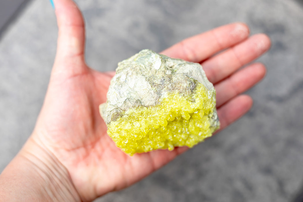 Sulfur Specimen from Bolivia | Bolivian Sulfur Crystal Specimen
