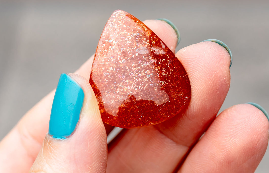Sunstone Cabochons with Flash | Flashy High Quality Sunstone Cabochons | YOU CHOOSE