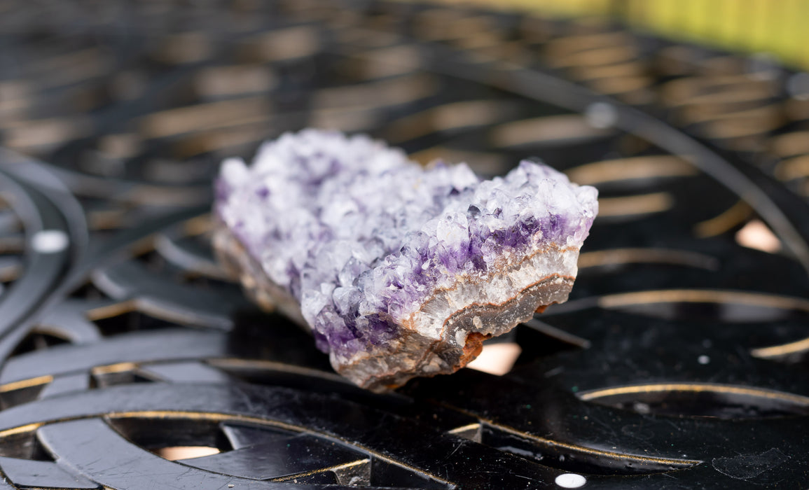 Brazilian Amethyst Cluster | Frosty Purple Amethyst Cluster From Brazil