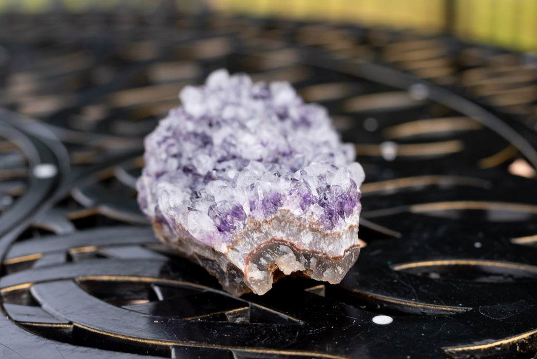 Brazilian Amethyst Cluster | Frosty Purple Amethyst Cluster From Brazil