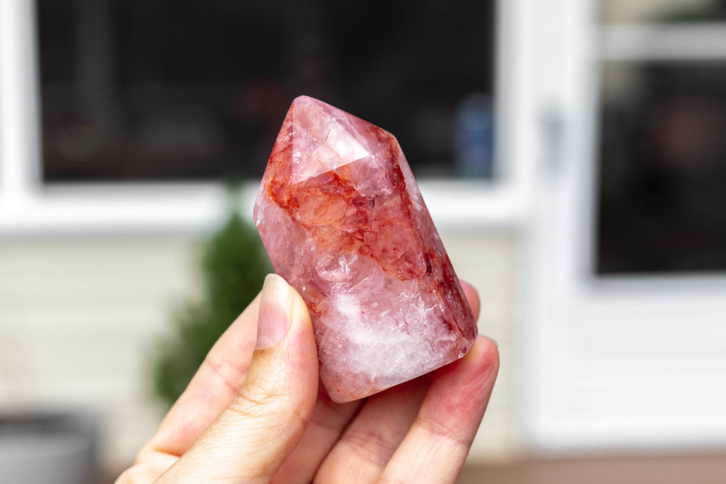 Fire Quartz Points | Red Hematoid Quartz Points - YOU CHOOSE