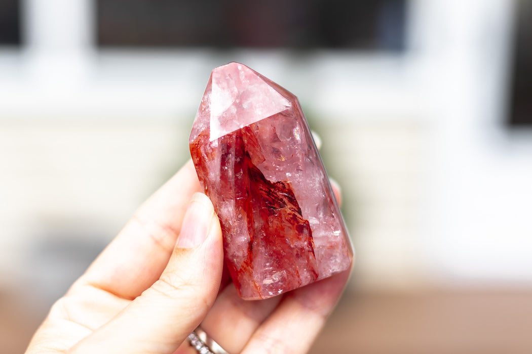 Fire Quartz Points | Red Hematoid Quartz Points - YOU CHOOSE