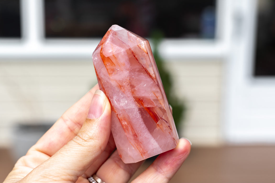 Fire Quartz Points | Red Hematoid Quartz Points - YOU CHOOSE