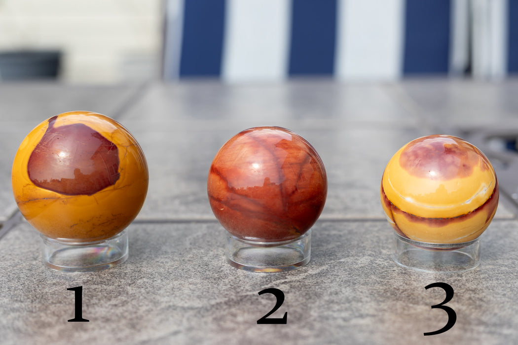 Mookaite Jasper Spheres - YOU CHOOSE