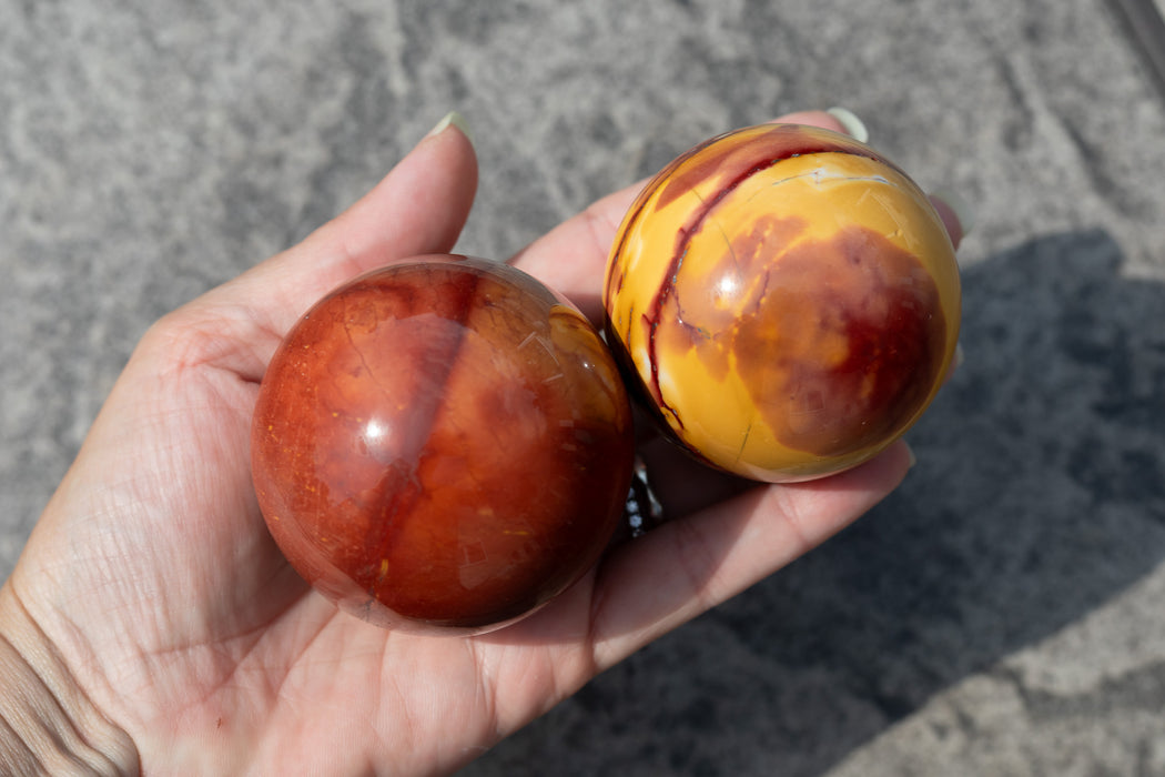 Mookaite Jasper Spheres - YOU CHOOSE