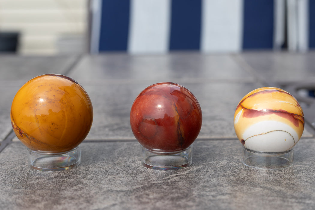 Mookaite Jasper Spheres - YOU CHOOSE