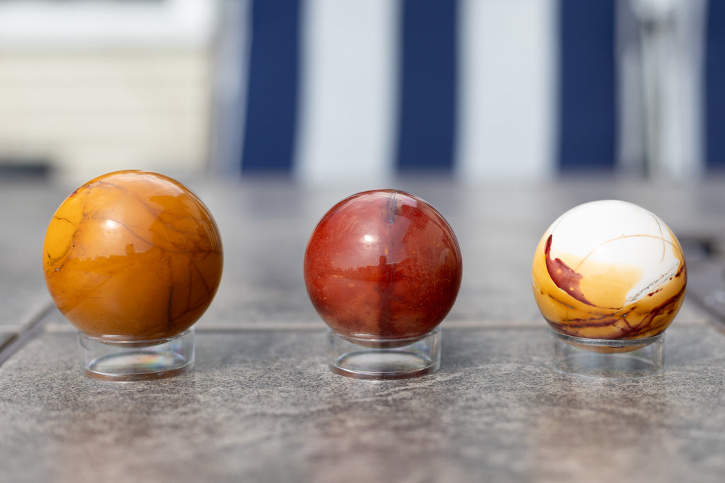 Mookaite Jasper Spheres - YOU CHOOSE