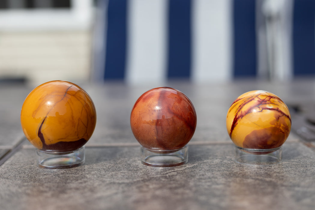 Mookaite Jasper Spheres - YOU CHOOSE