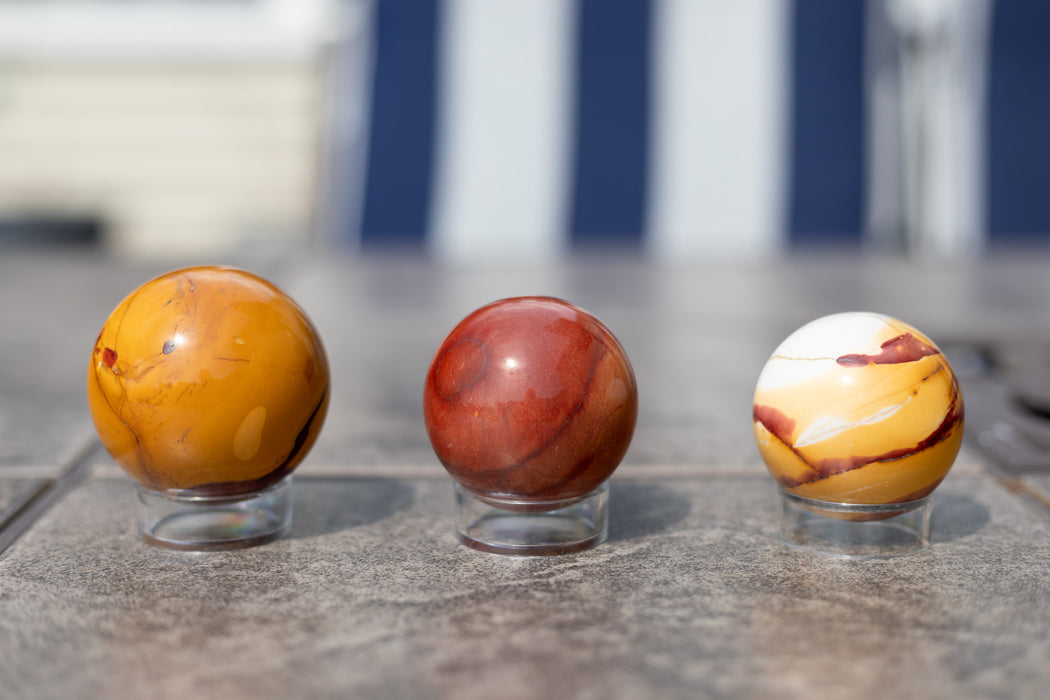 Mookaite Jasper Spheres - YOU CHOOSE