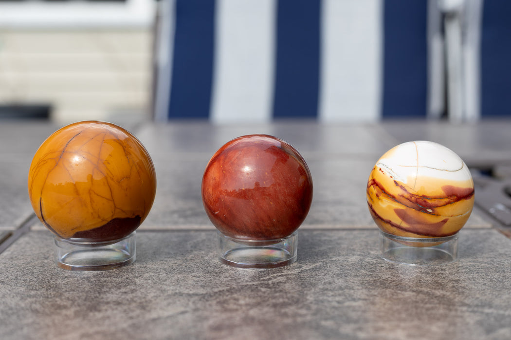 Mookaite Jasper Spheres - YOU CHOOSE