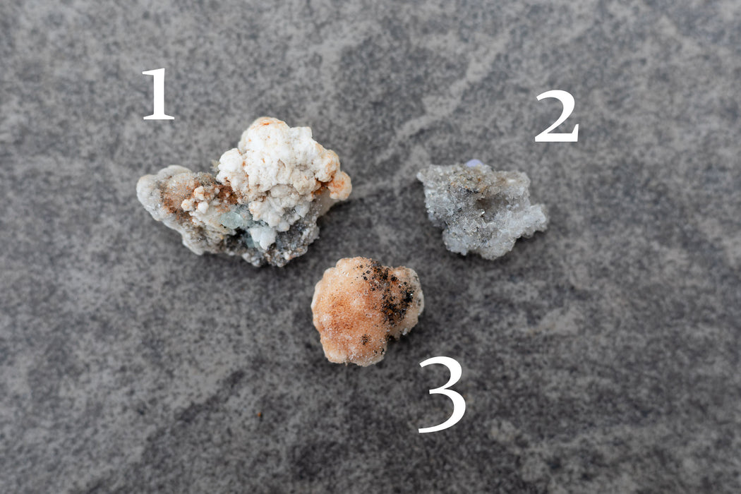 High Quality Creedite Specimens From Mexico | Clear Creedite | Druzy Creedite with Aquamarine | YOU CHOOSE!