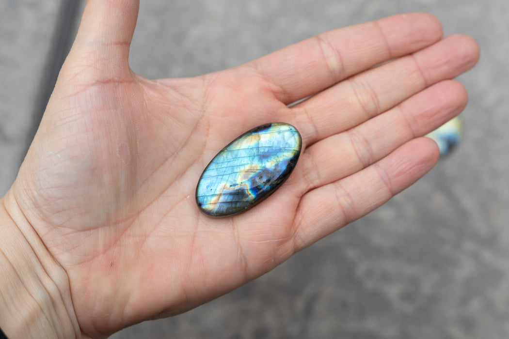 Labradorite Cabochons with Flash  | High Quality Labradorite Cabochons | YOU CHOOSE