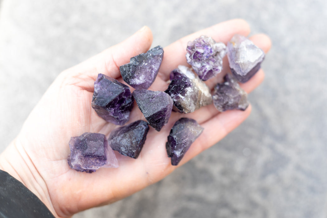 Raw Purple Fluorite From Muzquiz, Mexico | Purple Fluorite Specimens