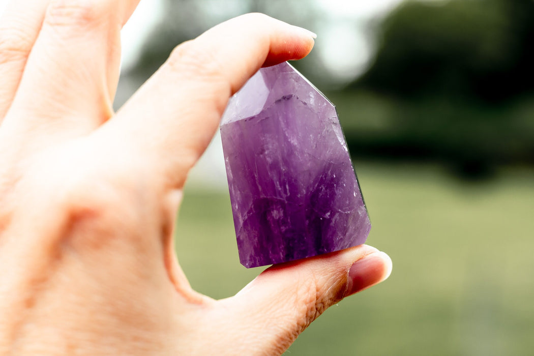 High Quality Amethyst Towers From Brazil | Brazilian Amethyst Points | High Quality Amethyst Towers - YOU Choose