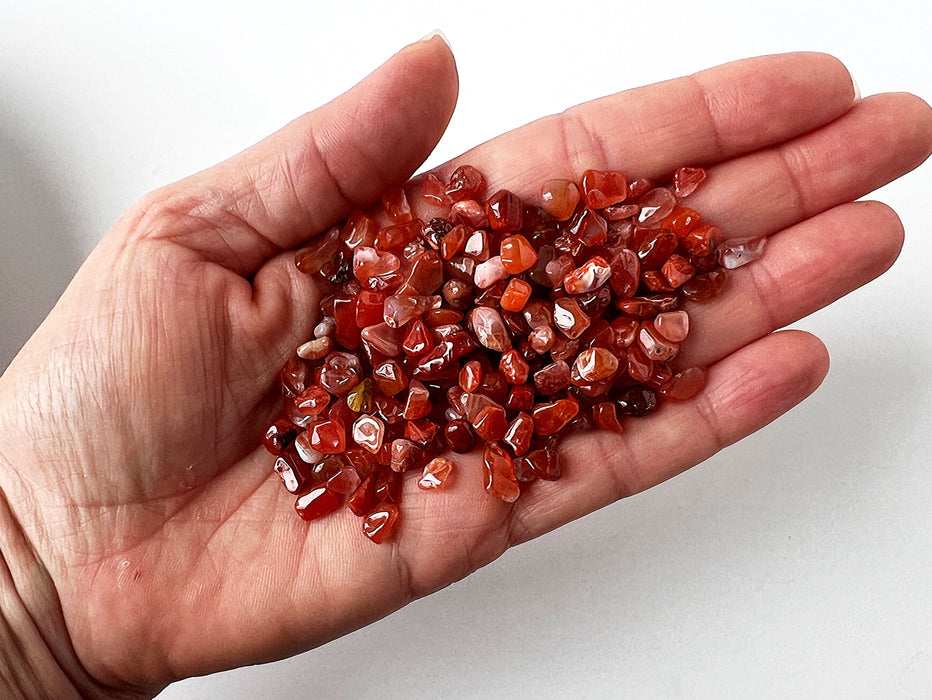 Carnelian Chips | Carnelian Crystal Chips | Crystal Chips