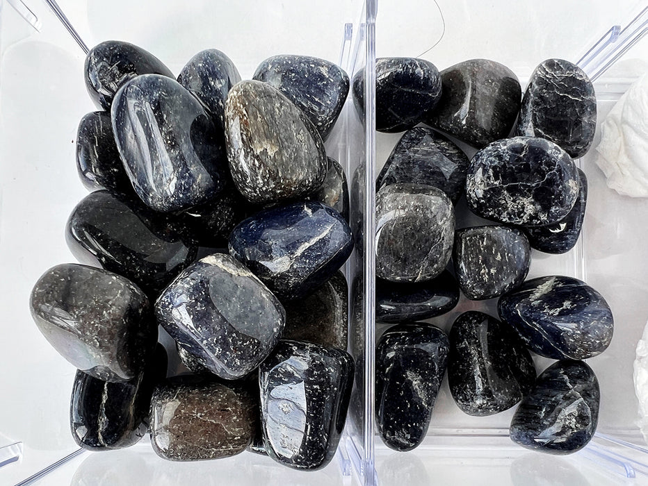 Iolite Tumbles | Medium and Large Iolite Crystal Tumbles
