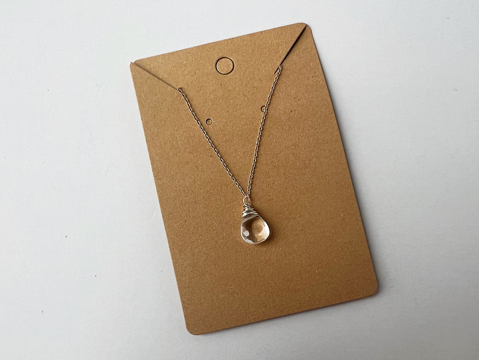 Crystal Necklaces | Sterling Silver Crystal Necklaces | Gold Plated Crystal Necklaces