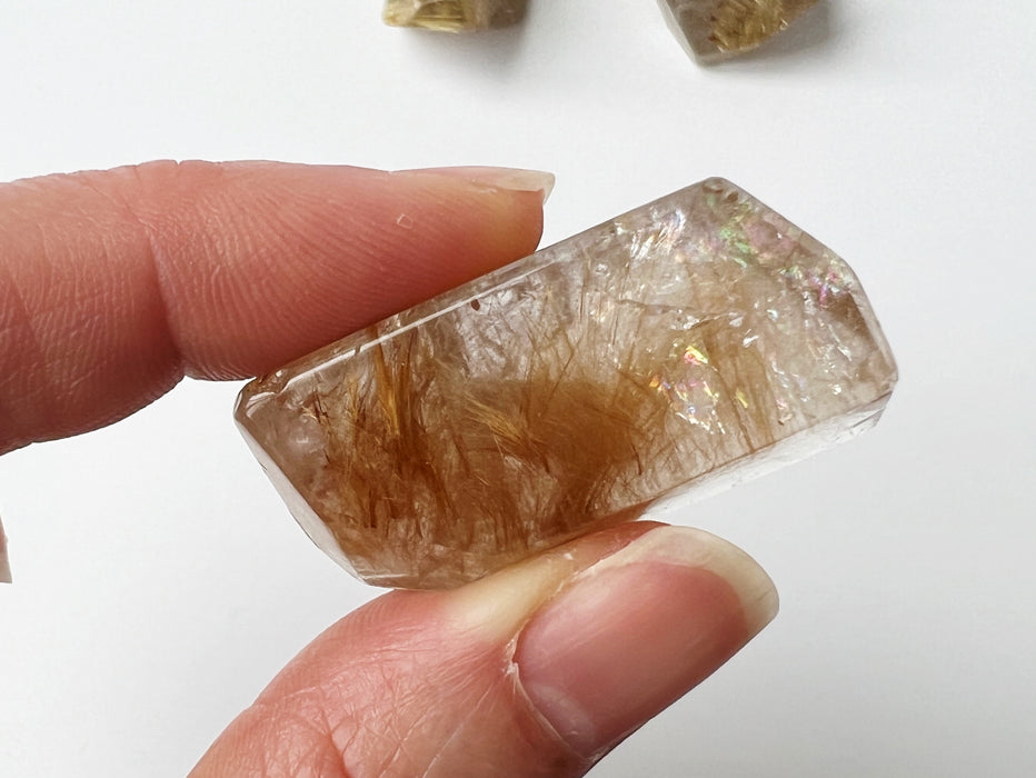 Golden Rutile Free Forms | Small Gold Rutile Free Forms - YOU CHOOSE